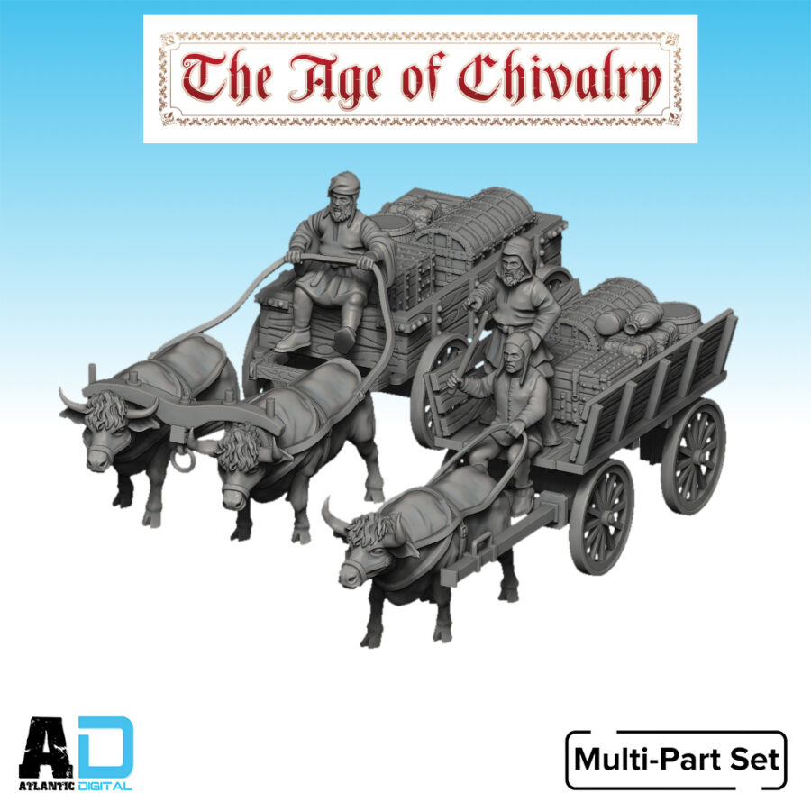 WA: Ox-drawn Medieval Carts