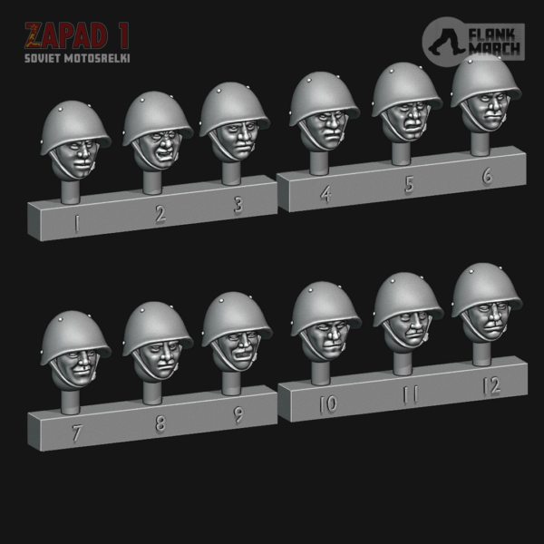 ZAPAD1 – SSh68 Helmet Heads